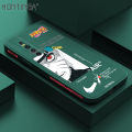 Hontinga for Tecno Camon 15 Premier / Camon 15 Pro Back Cover New Anime Naruto Side Design Case Square Edge Liquid Silicone Phone Case. 