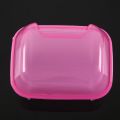 Pnk Whte Small Hamsters Bathng Sand Cage Pet Bathroom 10 x 7 x 7cm. 