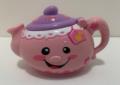 High Quality Fisher price Talking musical pink teapot tested for kids high demand. 
