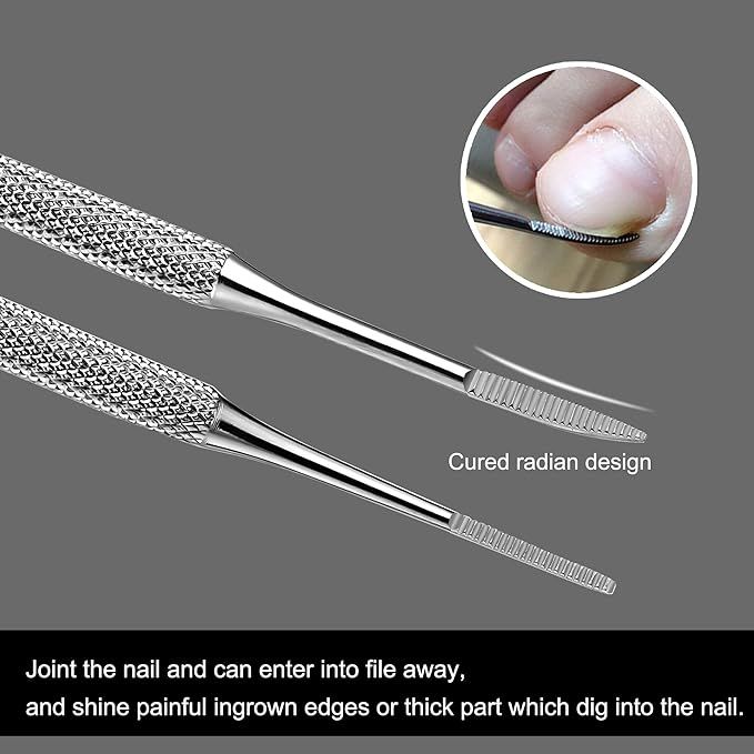 Stainless%20Steel%20Ingrown%20Toenail%20Removal%20Kit%20Pedicure%20Kit%20Ingrown%20Toenail%20File%20and%20Lifter,%20Familife%202pcs%20Ingrown%20Toenail%20Tool%20Double%20Sided%20with%20Storage%20Case%20Professional%20Ingrown%20Toenail%20Corrector%20100%25%20-%20Image%203