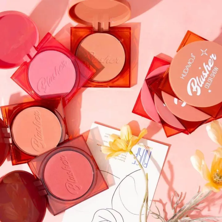 Hudamoji Blusher Color Show – 1 Pc Natural Matte Powder Blush | Daraz.pk