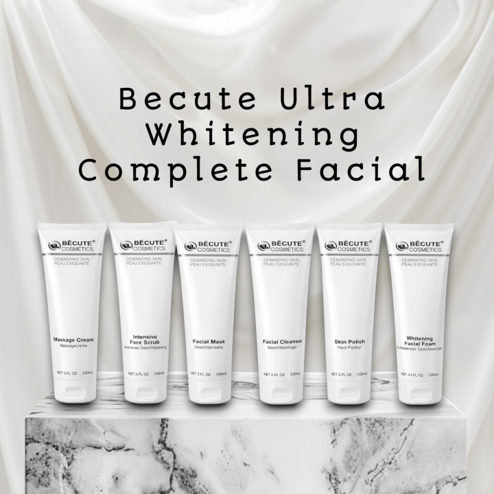 Becute Ultra Whitening Complete Facial Kit 7 Steps 100ml | Daraz.pk