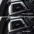 for BMW F30 Carbon Fiber-4 x Air Outlet Vent Trim-carbon fiber color. 