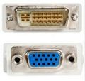 DVI to VGA Connector - Dual-Link DVI 24+5 to VGA Adapter. 