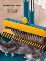 Broom with Dustpan Set for Home | Long Handle Dust Pan and Broom Combo for Indoor Outdoor Heavy Duty Broom Dustpan Set. 