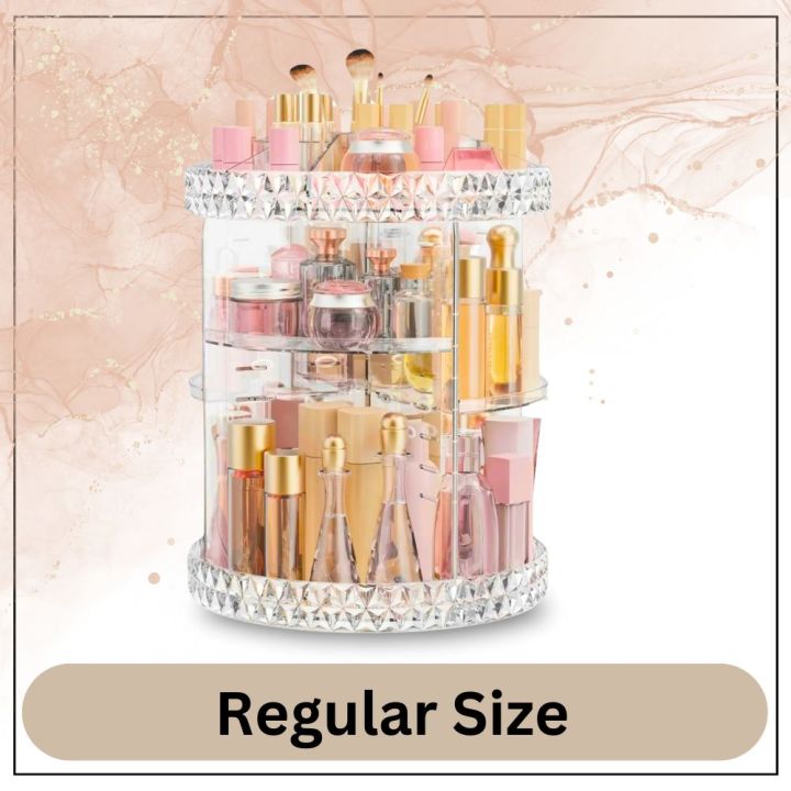 Cosmetics Makeup Organizer 3D Rotating 360