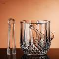 Champagne Bucket, with handle Acrylic Champagne Bottle Ice Cube Container, Ice Bucket for Night Supplies Party Bar Gatherings Restaurant. 
