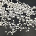 150 pieces - ,8,10mm white color Beads Half cut PEARL - Bead Sewing Jewelry Making DIY Handmade Accessories Craft supplies. 