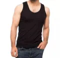 White Inner Vest Banyan Sando For Men Softy  - Without Sleeves 100% Cotton (1pc). 