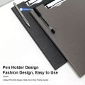 A4 Size Enclosed Clipboards File Folder Writing Board Document Holders Foldable Clipboard Office Nurse Clipboard Writing Pad. 