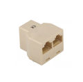 RJ45 1 to 2 LAN ethernet Network Cable Splitter Extender Plug adapter connector. 