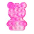 Rainbow Tie Dye Bear Popit Push Bubble Sensory Autism Special Needs Stress Reliever Fidget Toy Bubbel Educational. 