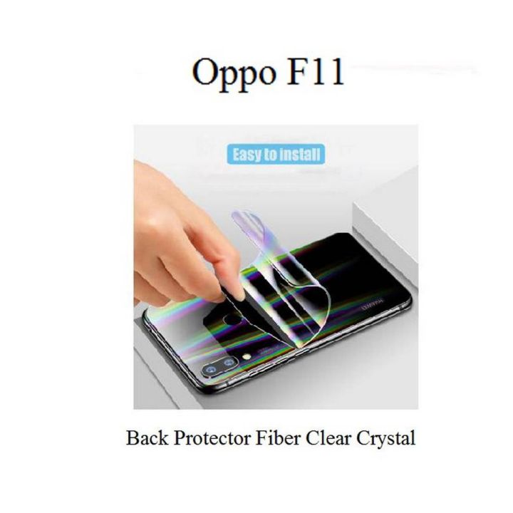 Oppo F11 Back Clear Jelly Protector Soft Film Protection Hydrogel Film Protector For Oppo F11