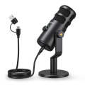 MAONO PD100U USB Dynamic Microphone, Podcast Recording Microphone with Gain Knob, Plug & Play, Metal Structure, Voice-Isolating Technology, Cardioid Studio PC Mic for Streaming, Vocal, Home Studio. 