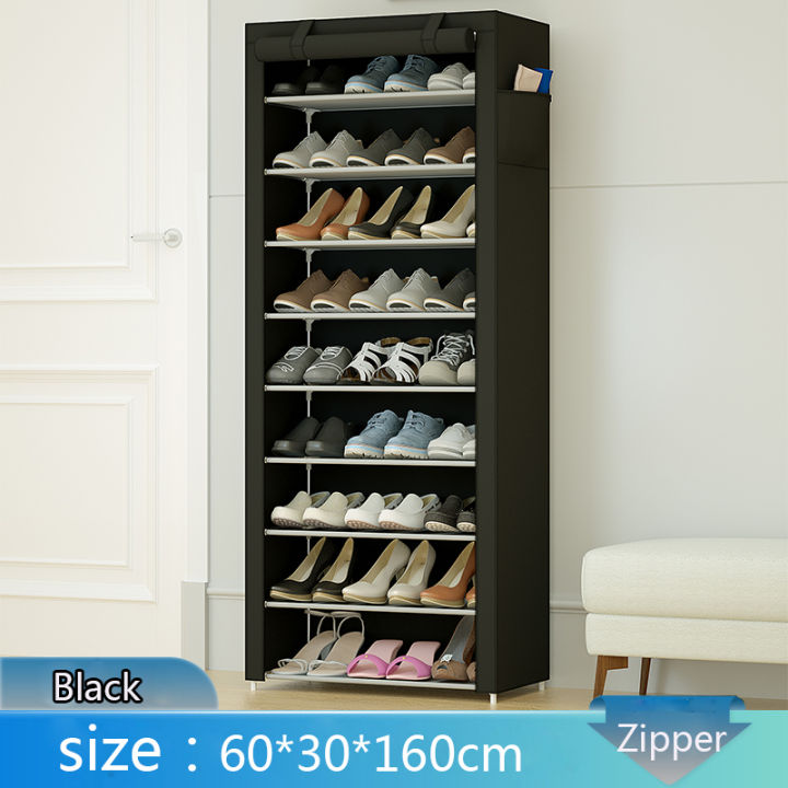 Shoe Rack Organizer Holder Door Shoe Storage Cabinet Shelf DIY Home Furniture Storage Organizer, 25-35 Pairs Portable DIY Design Adjustable