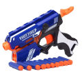 Blaze Storm Manual Pull Nerf Soft Darts Mini Toygun With 10 Pcs Soft Darts - Toys For Boys - 7036. 