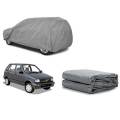 Suzuki Mehran , Alto Old And New Model , Toyota Vitz Top Cover By Zayraz Silver Black  Full Car Cover Outdoor Snow Ice Dust Sun UV Shade Cover  Auto Exterior Accessories  Water Proof  Dust Proof  outer packaging may differ. 