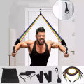 Power Resistance Band Set of 11 Piece 5 Tubes Door Hanger. 