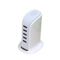 30W 5 USB Multi-Port UK Plug Charger Desktop HUB Charging Station Power Adapter. 