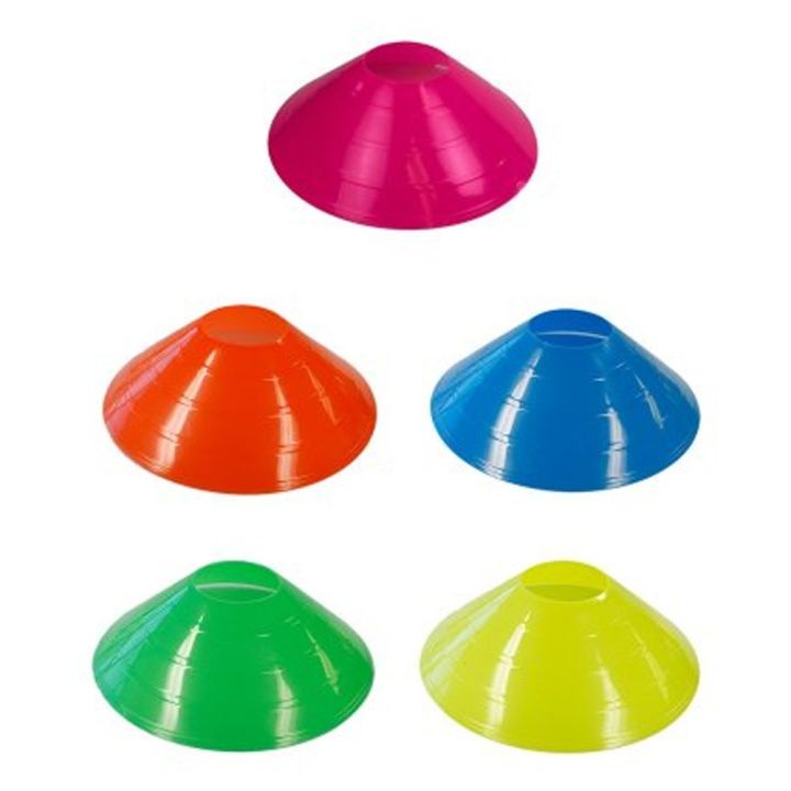 Pack OF 5 - Cricket Training Marker Disc Cones - Agility Soccer Cones for Training, Football, Kids, Sports, Field Cone Markers