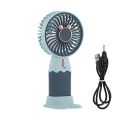 Mini Portable Handheld USB Rechargeable Fan - 1 Mode. 
