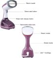 Silver crest Garment Steamer German Powerful Handheld Clothes Steamer, 1600-Watt Portable Garment Steamer W/ 250ml Large Detachable Water Tank Garment Fabric Wrinkle Remover Travel Iron (pink). 