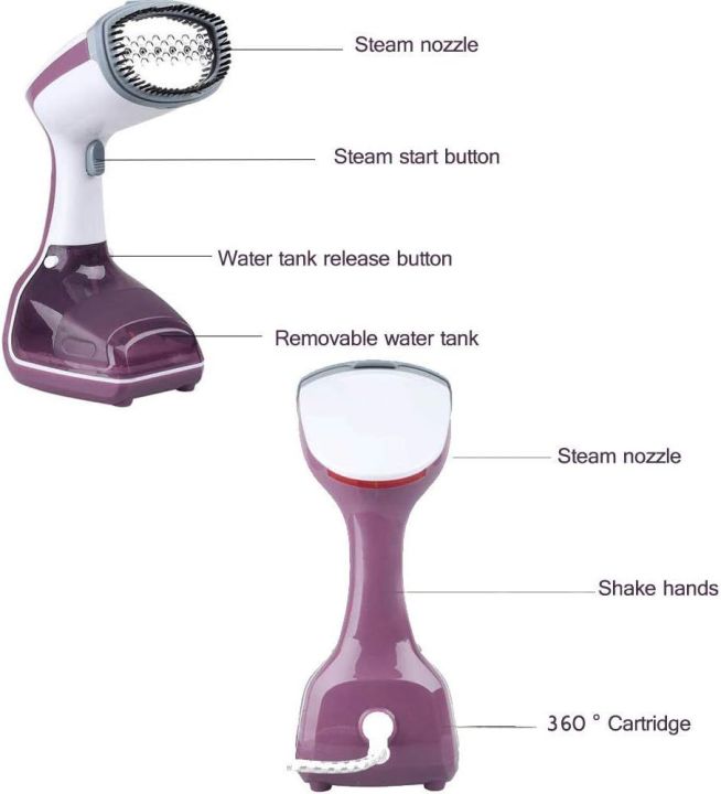 Silver%20crest%20Garment%20Steamer%20German%20Powerful%20Handheld%20Clothes%20Steamer,%201600-Watt%20Portable%20Garment%20Steamer%20W/%20250ml%20Large%20Detachable%20Water%20Tank%20Garment%20Fabric%20Wrinkle%20Remover%20Travel%20Iron%20(pink)%20-%20Image%205