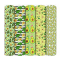Polyester Cotton Fabric Pure Cotton Fruits Avocado Printed for Sewing Home Textile Child Dress Making Soft Fabric 50x145cm. 