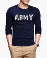 Army Printed T Shirt Full Sleeves. 