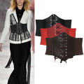 Wide PU Leather Slimming Body Belts Adjustable Waist Corset For Women Decoration Fengshi. 