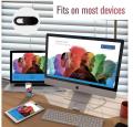 WebCam Cover Shutter Magnet Slider Plastic Universal Camera Cover for Laptop iPad PC Macbook Tablet Mobile Privacy Sticker – Pack of 2. 