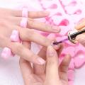Soft Foam Sponge Toe Separator Finger Separator Nail Art Tools Feet Care Manicure Pedicure Flexible Gel Polish Coating, 2 Pieces Nail Polish Protectors for Nail Art/Painting Toes and Fingers Applicable Foam. 