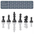 2 in 1 Travel Magnetic Chess and Checkers Board Game (Foldable). 