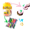 01 pc New Hot Crystal Squishy With Clay Slime Crystal Transparent Clear Squishy Decompression Soothing Squishy Toy New Hot With Squishy Crystal Mud Squishy Decompression Soothing Squishy Toy. 