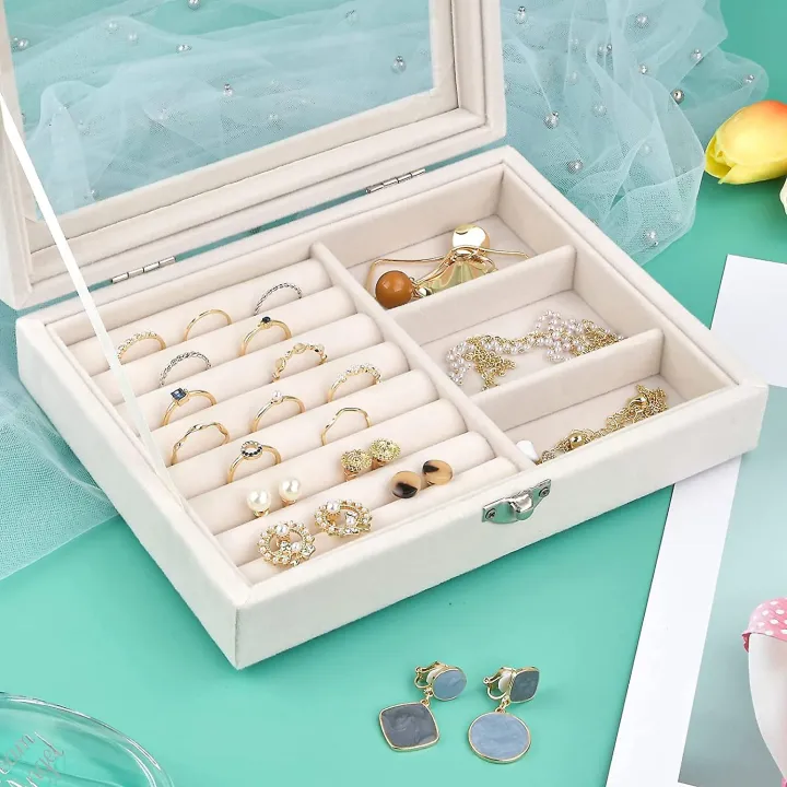Jewelry%20Storage%20Organizer%20Velvet%20Drawer%20Tray%20Acrylic%20Jewelry%20Box%20Display%20Holder%20Case%20for%20Necklace%20Earring%20Bracelet%20Watch%20(beige,%20white,%20pink,%20black%20with%20lid)%20/%20Jewelry%20Box,%203%20Grids%20Women's%20Jewelry%20Organizer,%20Velvet%20Jewelry%20Organizer%20-%20Image%203