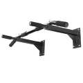 Pull Up Bar 6 Grips Chinup Bar  Pull up Side Pulley Bar Wall Mounting Chin up Bar Combo Solid Fitness Gym Accessory for Home Gym Black AMBALA FITNESS.. 