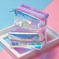 Holographic Makeup Bag Cosmetic Travel Bag Toiletry Organizer Purse for Women @sg. 