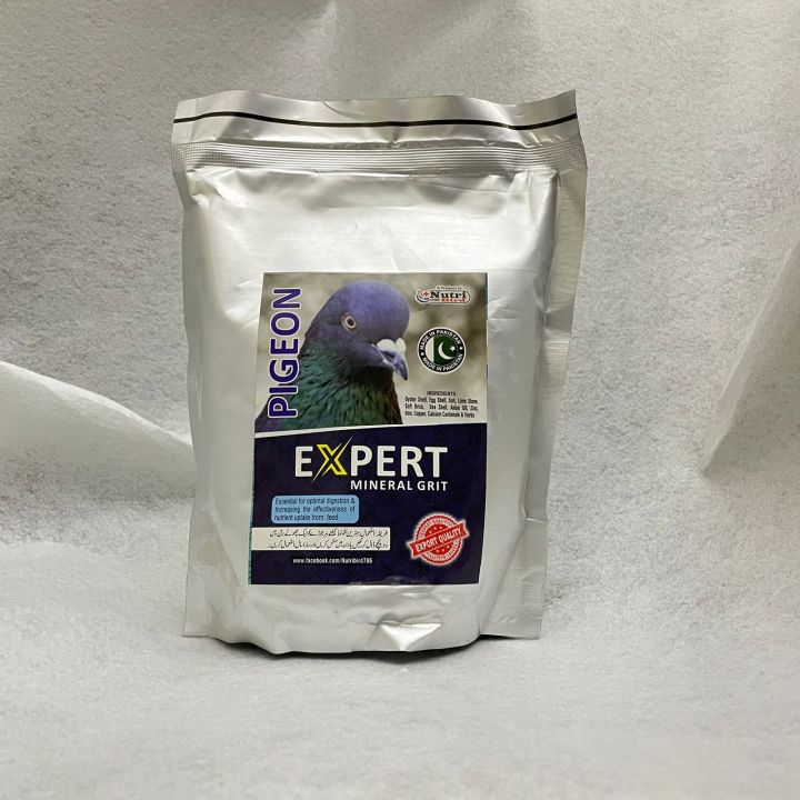 Expert Mineral Grit pigeon 1kg for types of pigeons racing and fancy pet pigeons ( NUTRI BIRD PK )