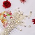 8MM 100pcs Half Round Pearl Bead Flat Back Beads For Jewelry And Crafts Making Pearls Beads. 