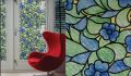Elegant Decorative Window Film with Contemporary/Geo/Floral Patterns - Sizes Available. 