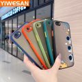 YIWESAN For Iphone 6 Plus Iphone 6s Plus Case Cartoon Cute Space Astronaut Thin Edge Frosted Transparent Hard Cases Shockproof Casing Full Cover Protect Case. 