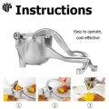 SP Dealz Manual Fruit Juicer, Selected Trend Juice Squeezer Aluminium Alloy Hand Press Juicer Lime Metal, for Juicing Lemons, Limes, Oranges, Metallic,. 