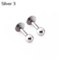 2 Pcs Titanium Surgical Stainless Steel Hipsters Small Stud Earring Punk Jewelry Gift. 