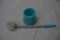 Toilet Brush with Caddy - Toilet Brush and Holder [Designer Edition] [Turquoise]. 
