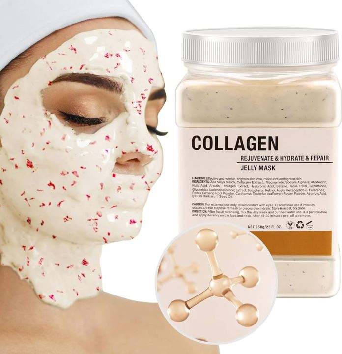 Dr.Meinaier Collagen jelly Mask Peel Off Brightening & Rejuvenate Professional Powder Masks 650g