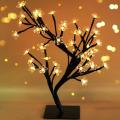 Battery Operated LED Cherry Blossom Tree Lights (6hr Timer) - Bonsai Lighted Tree - Lighted Cherry Blossom Tree Light Tabletop LED Tree Lamp - Home Decor Artificial Plants Led Light. 