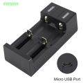 XY USB Port Dual Slot Universal Battery Charger For 3.7V 18650 26650 14500. 