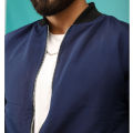 Fat Jackets | Navy Blue Bomber | Jacket for Men. 