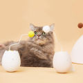 Interactive Robotic Cat Toys, Cat Ball Automatic Eggshell Battery Powered 360 Degree Self Rotating Ball, Tumbler Toys for Cats/Kitten. 