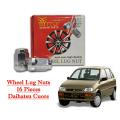 Wheel Lug Nuts - 16 Pieces for Daihatsu Cuore. 